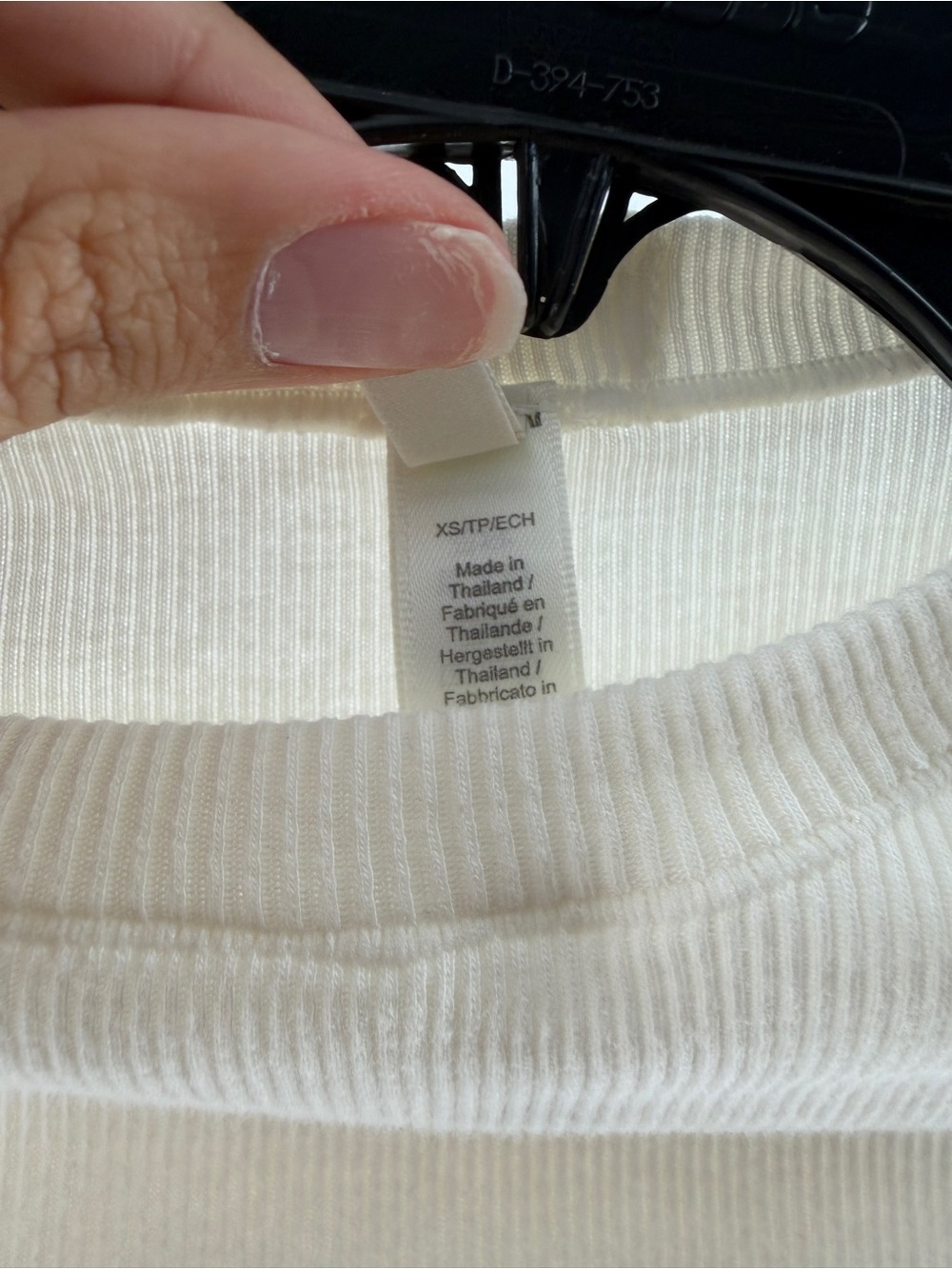 Skims Cotton Rib T Shirt - Picture 5 of 11